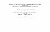 SMALL PROJECTS WORKSHEETS - westearltwp