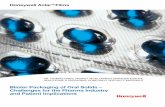 Blister Packaging of Oral Solids – Challenges for the ...