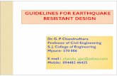 GUIDELINES FOR EARTHQUAKE RESISTANT DESIGN