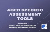AGED SPECIFIC ASSESSMENT TOOLS