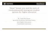 “State” dream acts and the state of - College of Education