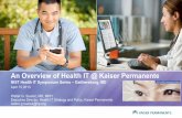 KP Health IT OVERVIEW - Dr Suarez - April 2013