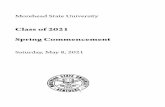 Class of 2021 Spring Commencement - Morehead State University