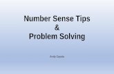 Number Sense Tips & Problem Solving