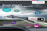 Bosch Wipers Driven by RELIABILITY