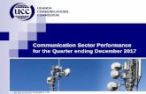 Communication Sector Performance for the Quarter ending ...