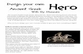 Design your own Ancient Greek Hero - Ely Musem