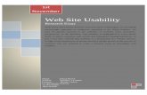 Web Site Usability