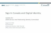 Sign In Canada and Digital Identity