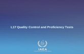 L17 Quality Control and Proficiency Tests