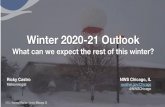 Winter 2020-21 Outlook - National Weather Service