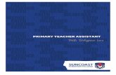 PRIMARY TEACHER ASSISTANT - suncoastcc.qld.edu.au