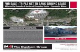 FOR SALE : TRIPLE NET TD BANK GROUND LEASE