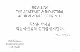 RECALLING THE ACADEMIC & INDUSTRIAL ACHIEVEMENTS OF …
