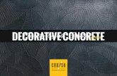 DECORATIVE CONCRETE Decorative Concrete Solutions