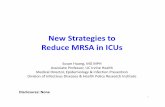 New Strategies to Reduce MRSA in ICUs