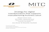 Strategy for digital transformation that supports ...