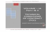 VOLUME IA Part I & II TECHNICAL CONDITIONS OF CONTRACT …