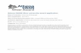 Athena SWAN Silver university award application
