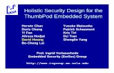 Holistic Security Design for the ThumbPod Embedded System