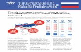 THE IMPORTANCE OF AIR TRANSPORT TO THE RUSSIAN FEDERATION