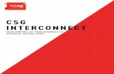 CSG INTERCONNECT