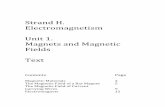 Strand H. Electromagnetism Unit 1. Magnets and Magnetic Fields