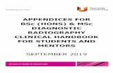 APPENDICES FOR BSc (HONS) & MSc DIAGNOSTIC …