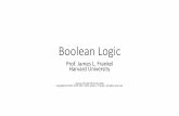 Boolean Logic - Harvard Extension School CSCI E-93