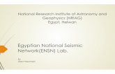 Egyptian National Seismic Network(ENSN) Lab.