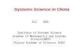 Systems Science in China