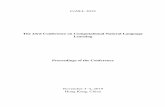 Proceedings of the 23rd Conference on Computational ...