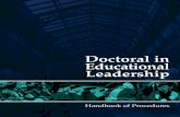 Doctoral in Educational Leadership