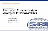 SRI International Alternative Communication Strategies for ...