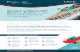 CANADA’S WATER INDUSTRY BRINGING LEADERSHIP AND …