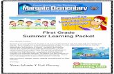 First Grade Summer Learning Packet