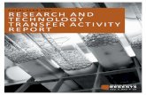 RESEARCH AND TECHNOLOGY TRANSFER ACTIVITY REPORT