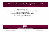 Radiation Safety Manual - Environmental Health Safety ...