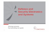 Defence and Security Electronics and Systems