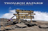 THOMSON SAFARIS - Climb Kilimanjaro with Thomson Treks