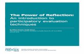 The Power of Reflection: An introduction to participatory ...