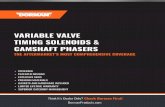 VARIABLE VALVE TIMING SOLENOIDS & CAMSHAFT PHASERS