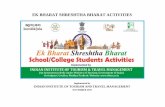 EK BHARAT SHRESHTHA BHARAT ACTIVITIES