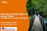 Biometric Single Sign-on using SAML