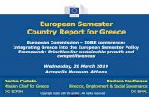 European Semester Country Report for Greece