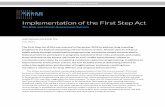 Implementation of the First Step Act - urban.org
