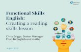 Creating a reading skills lesson