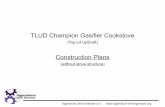 TLUD Champion Gasifier Cookstove