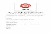 Reasoning Model Practice Questions for RRB Loco Pilot