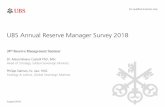 UBS Annual Reserve Manager Survey 2018